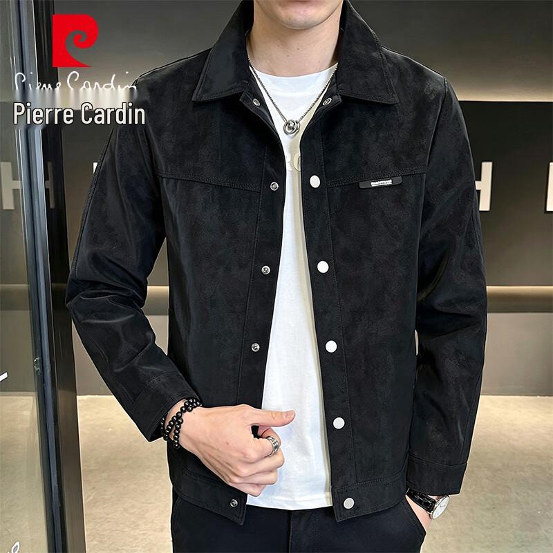 Pierre Cardin Men's Suede Casual Business Jacket