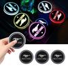 Nuovo Adesivo Auto 2026 Per Auto Ford Portabicchieri Luminoso 7 Colori per Ford Mustang Shelby Mondeo MK GT 350 500 Cobra Focus