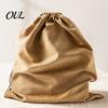 Moisture-Proof Purse Storage Suede Dust Cover Bag, with Drawstring Closure, Soft Protective Anti-Oxidation Bag Pouch, for Luxury Leather Totes