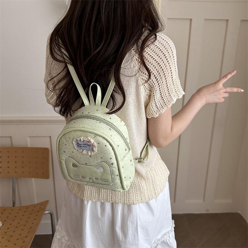 Schoolbag Foreign Style Personality Simple Fashion Casual Bag Texture Trend New Backpack 1011 Summer Women's Backpack