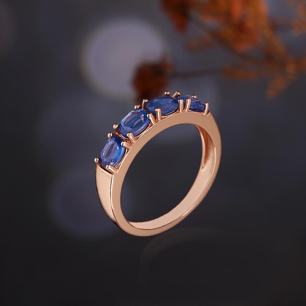 Light luxury Natural oval 4*5mm Kyanite women's earrings Classic 925 sterling silver fine jewelry for valentines engagement gift