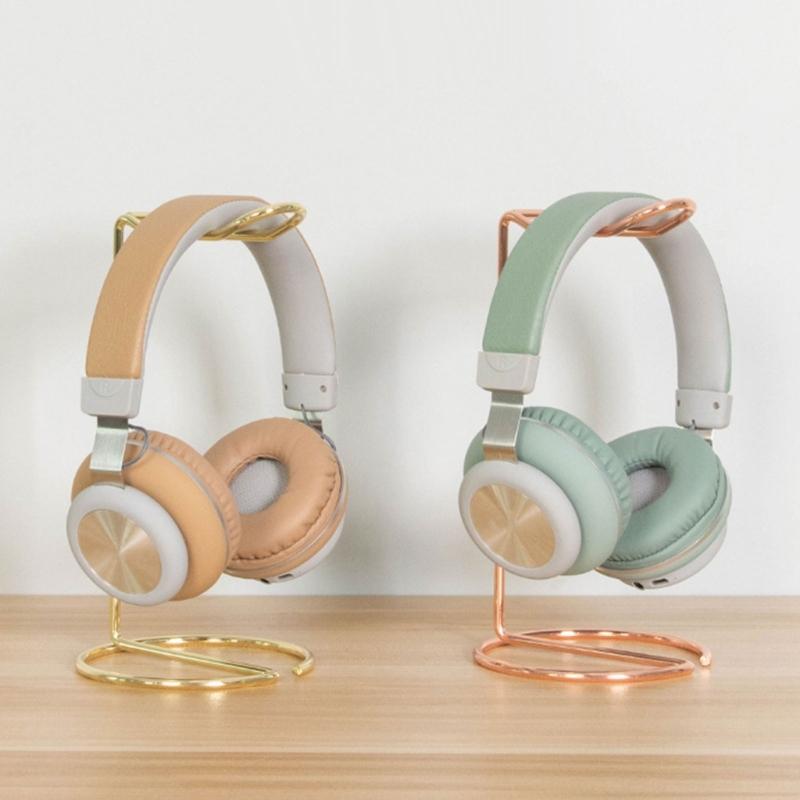 Headsets Stand Metal Headphones Holder Durability for Music Lovers Gamers and Office Professionals