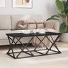 Coffee Table Black Oak Look 100 x 49 x 40 cm Wood Based Panel