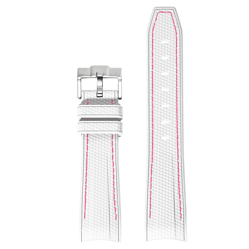 Cinturino per Omega X Swatch Joint MoonSwatch Cinturino per Seamaster 300 Uomo Donna 20mm Gomma Silicone Estremità Curva Braccialetto da Polso