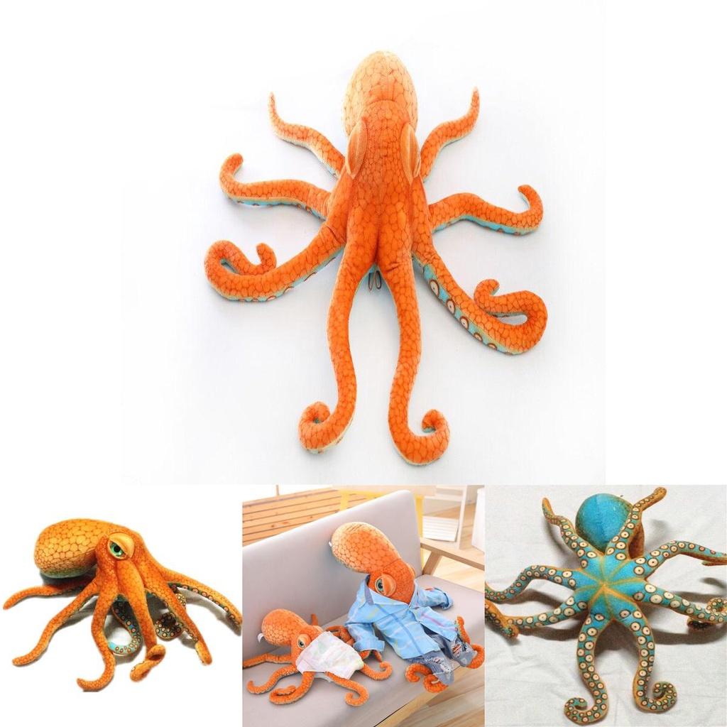 Extra Large Simulation Octopus Stuffed Animal Toy Plush Doll Perfect For Home And Car Decor