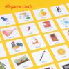 Children's Wooden Montessori Letters Block Cognitive Pairing Puzzle Learning Word Matching Puzzle Education Toys Battle Game