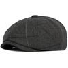 HT4964 Beret Cap Retro Artist Painter Plaid Beret Hat Male Female Ivy Flat Cap Autumn Winter Hat Adjustable Berets for Men Women