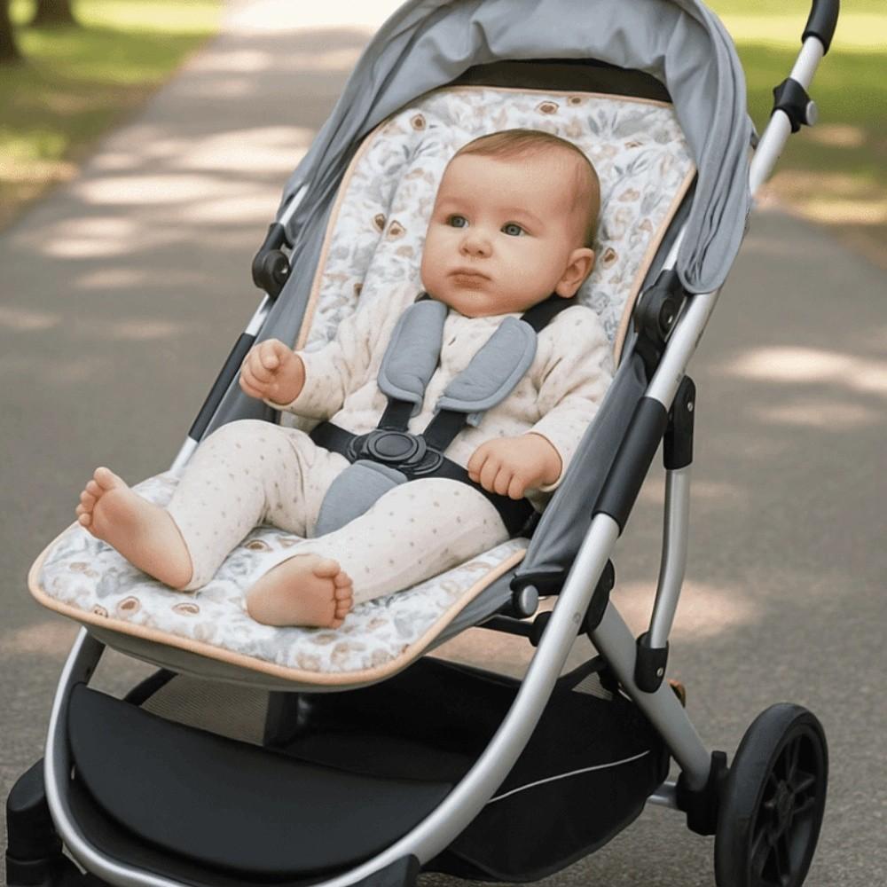 Cotton Baby Stroller Cushion Soft Baby Seat Cushion Dining Chair Cotton Pad Toddler