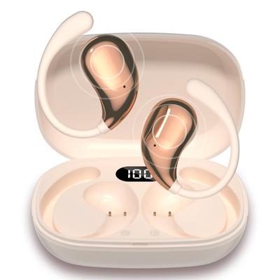 Bluetooth IPX7 OWS Wireless Playback Deep LED Instant Bluetooth Fast Compatible with Suitable for Earphones, Small/Lightweight, Waterproof, (Open