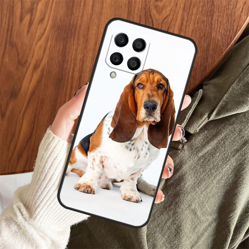 Basset Hound Dog Case For Samsung Galaxy M11 M21 M31 M35 M12 M13 M14 M15 M16 M36 M56 M53 M32 M52 M55 M34 M54