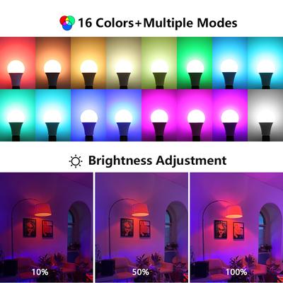 LED Light Bulb Remote Control RGB Ampoules Lamp Bulb E27 220V Color Focus LED Bedroom Home Decoration Lighting 5W 10W 15W Bulbs