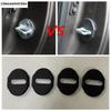 4Pcs Car Door Lock Buckle Plastic Protective Cover Kit Accessories For Mitsubishi Outlander / Pajero Sport / ASX 2013 -