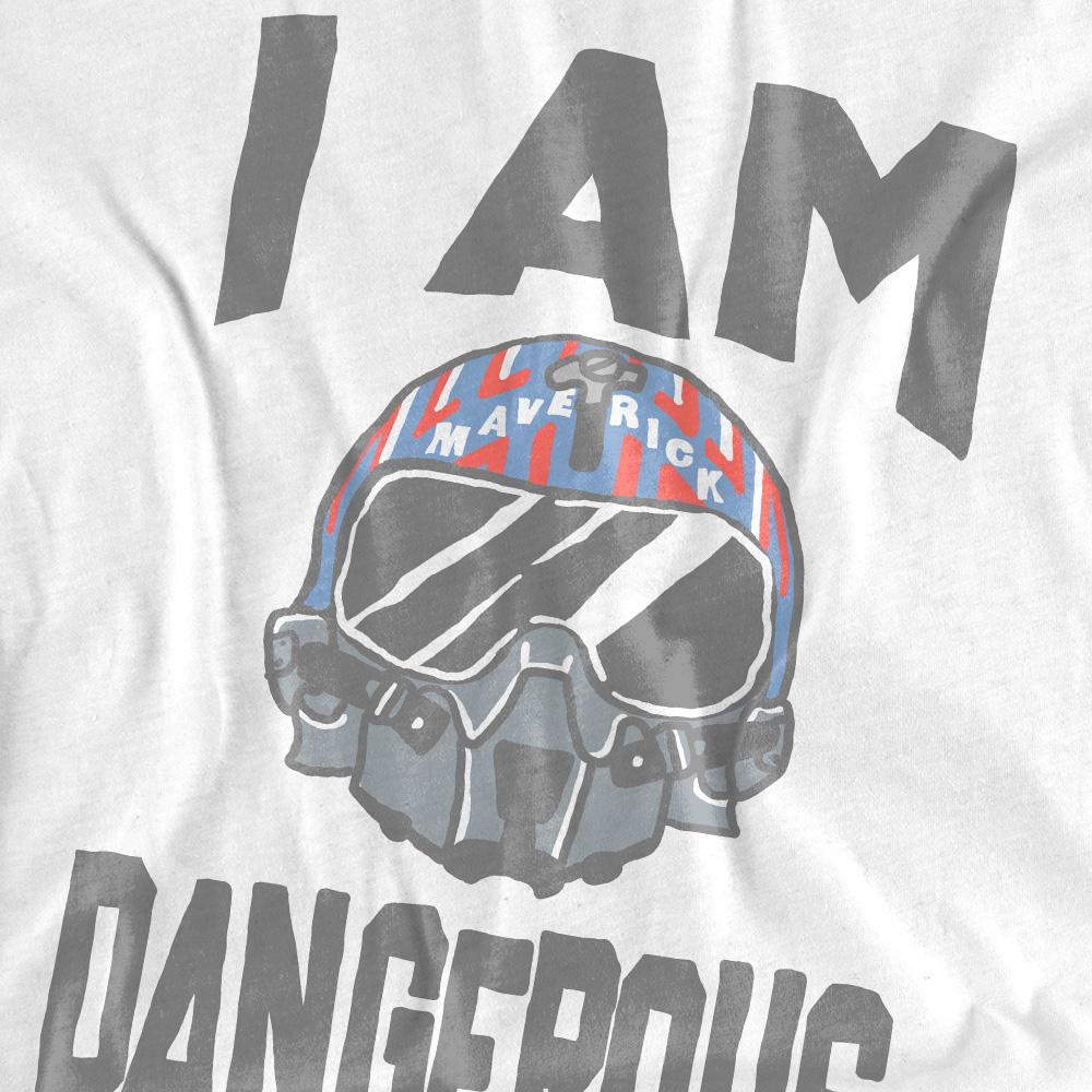 Top Gun Unisex Adult I Am Dangerous T-Shirt