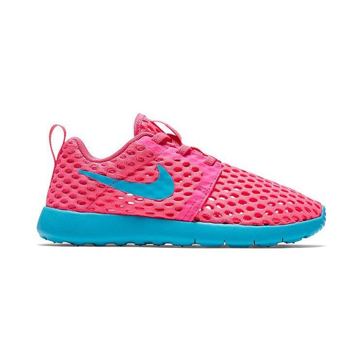 Nike Roshe One Flight Weight Comfortable Durable Rebound Low Top Kids Casual Shoes Kids sneaker Pink Blue 819694-602