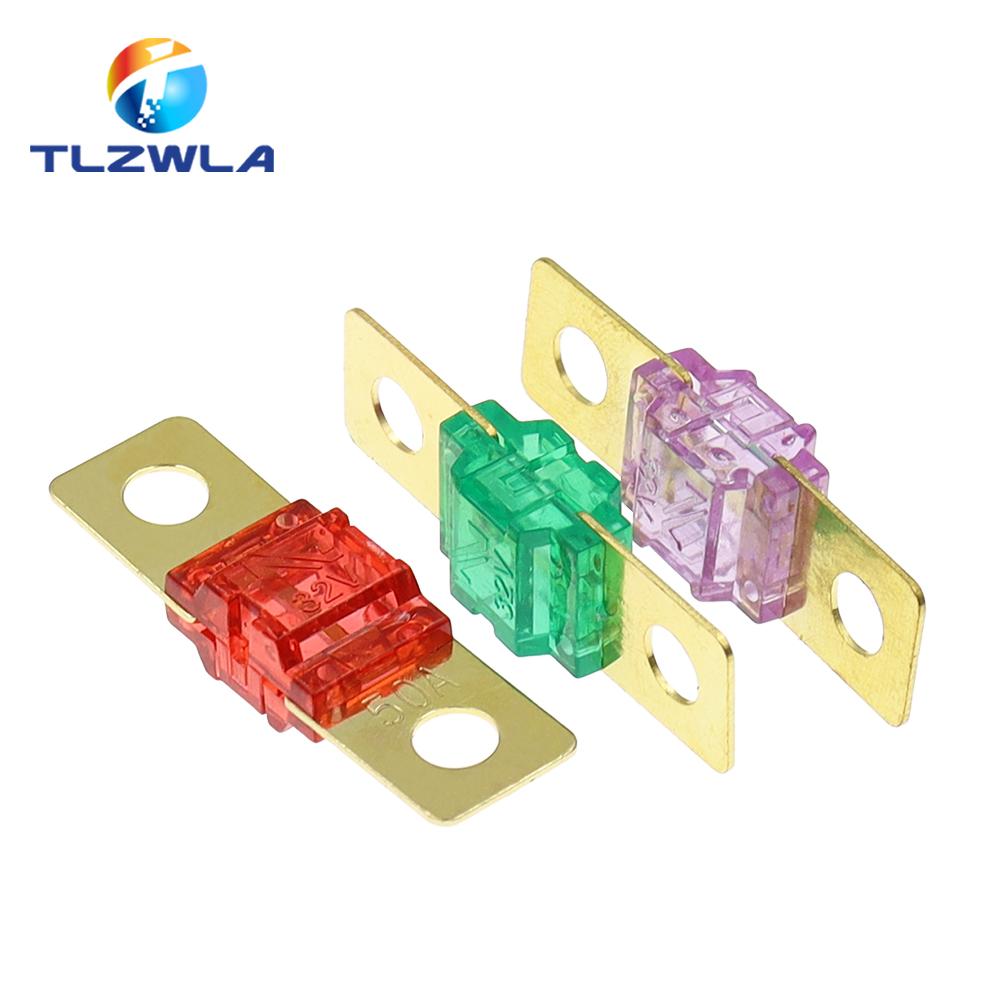 ANS FUSE 20A 30A 40A 50A 60A 70A 80A 100A 125A 150A 175A ANL Gold Plated Stud Car Fuses Mini Car Stereo Audio AFS Fuse Fuse Holders1