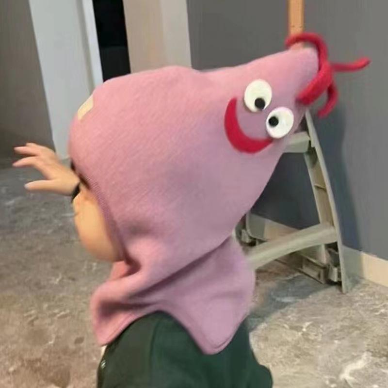 

Infants and children s rooster-shaped hats Danish spring and autumn new soft skin-friendly men s and women s baby warm headgear Average size 48cm-52cm (0-3 years old)