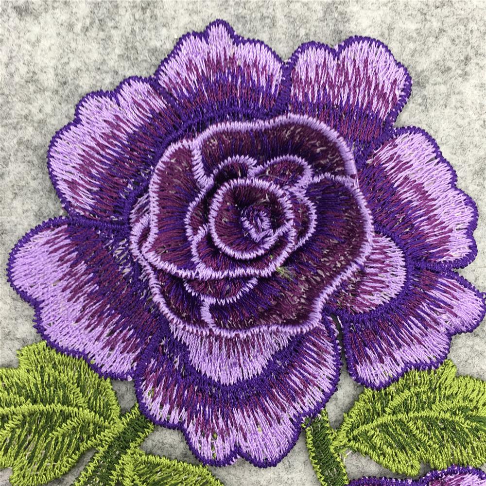 Clothing Accessories Color Embroidery Lace Cloth Sticker Ethnic Denim Clothes Cloth Patch Water Soluble Flower Trend Su