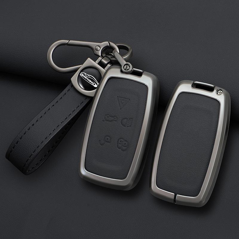 Interior Mouldings Car Key Case Cover For Land Rover Sport Freelander Discovery 4 Range Rover Sport LR4 2010 - 2012 Zinc Alloy L