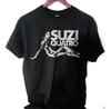 Suzi Quatro koszulka T-shirt z krótkim rękawem nadruk sitodrukiem Koszulka unisex