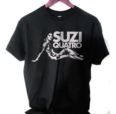 Suzi Quatro koszulka T-shirt z krótkim rękawem nadruk sitodrukiem Koszulka unisex