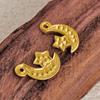 6pcs High Quality Stainless Steel Charm Star Pendants For Jewelry Making Supplies Pentagram Accessories DIY Keychian Charms Bulk