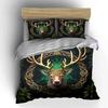 Elegant Deer Three-Piece Art Set Kid'S And Adults' Bedroom Decor, Exquisite Three-Piece Bedding Set Gift