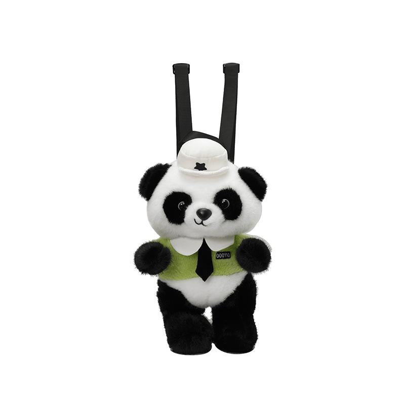 Süßer Puppen-Cartoon Roter Panda Kontrastfarbe Plüsch Kinderrucksack Neuer Exquisiter Mode-Rucksack