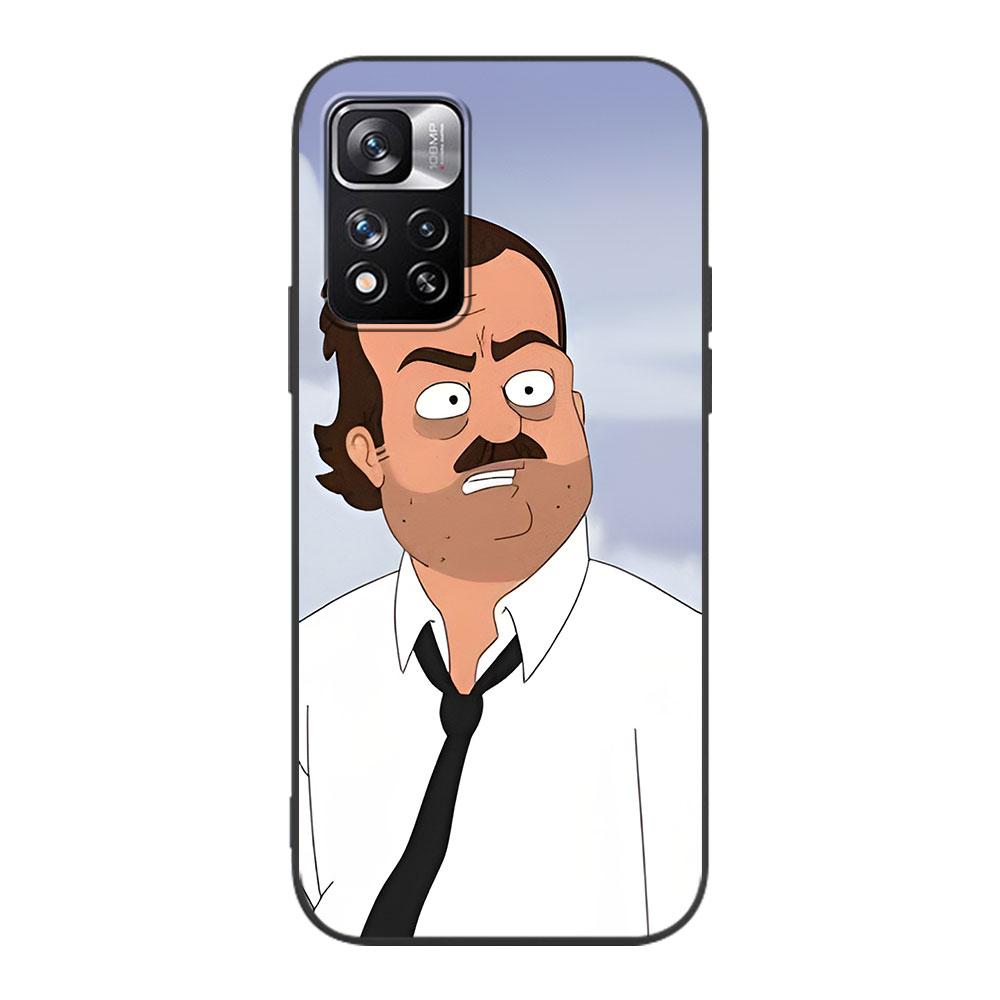 Anime Grimsburg Case for Xiaomi Redmi 10 10C 12C 9 Prime 9C 9A 12 10A 9T K40 Pro Black Soft TPU Mobile Phone Bag Cover