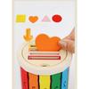 Montessori Wooden Color Sorting Toys Shape Matching Fine Motor Toys Sensory Game Early Educational Puzzle Toys for Toddlers