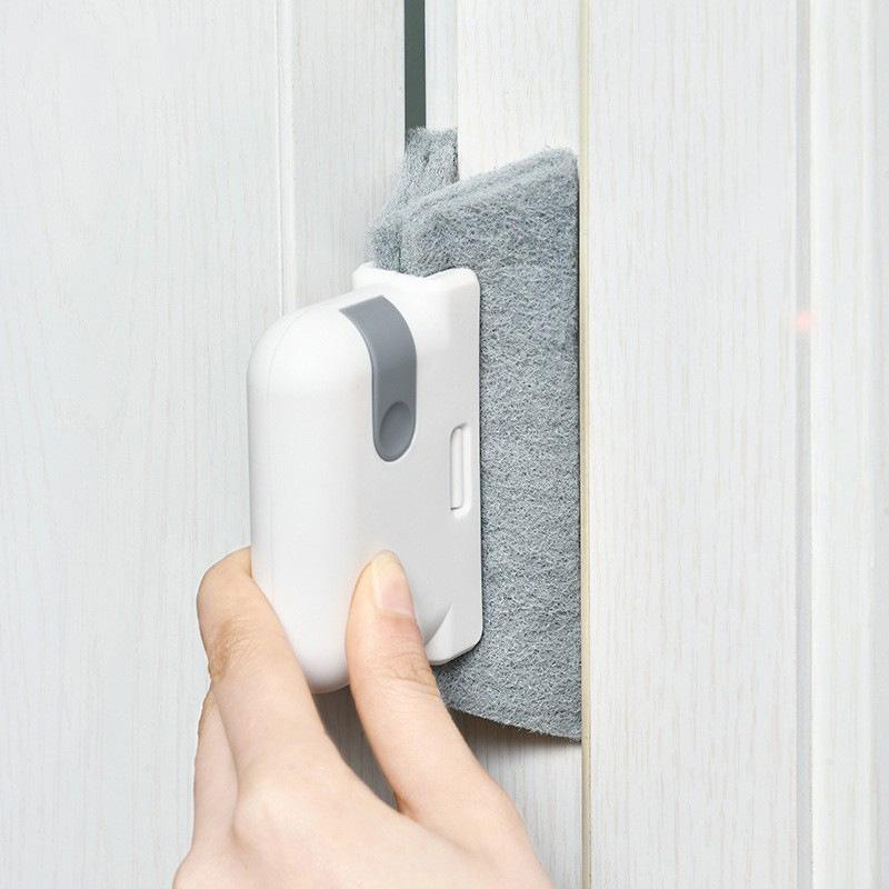 Perie de curățare a șanțurilor ferestrei, perie portabilă pentru uși, tastatură, bucătărie, podea, Gap, instrumente de curățare a uzului casnic