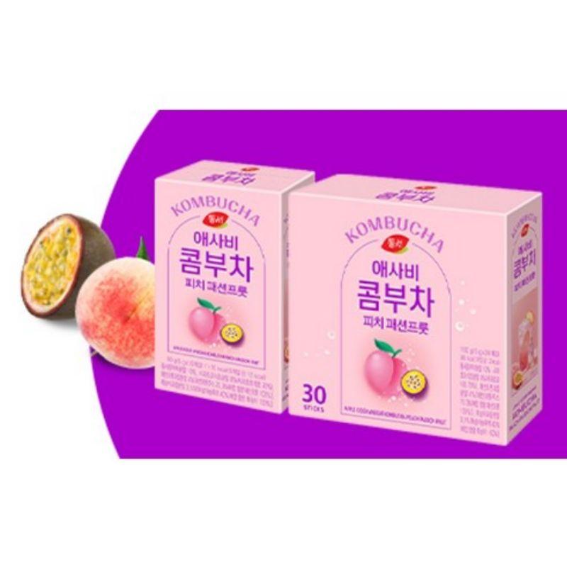 Dongsuh Apple Cider Vinegar Kombucha Peach Passion Fruit 5g X 30 Sticks