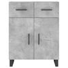 Highboard Concrete Grey 69.5 x 34 x 180 cm Particleboard