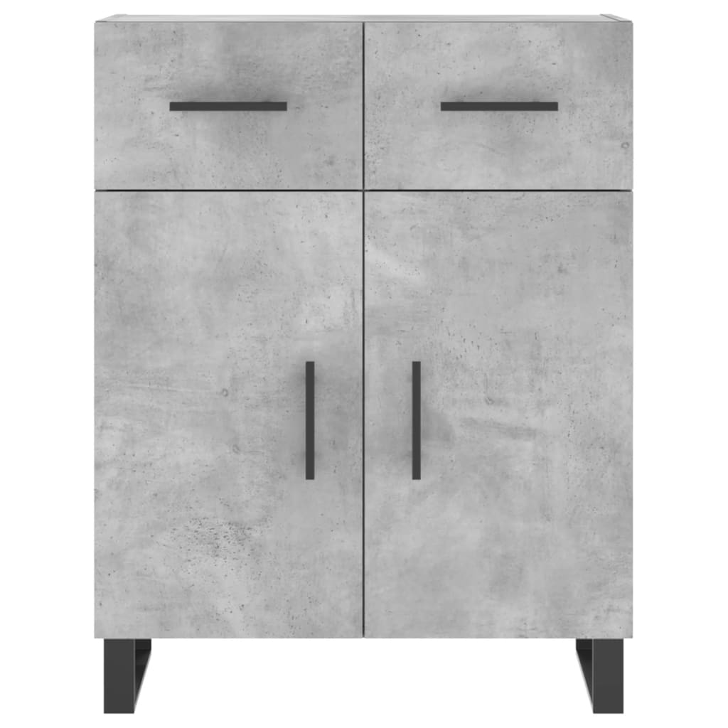 Highboard Concrete Grey 69.5 x 34 x 180 cm Particleboard