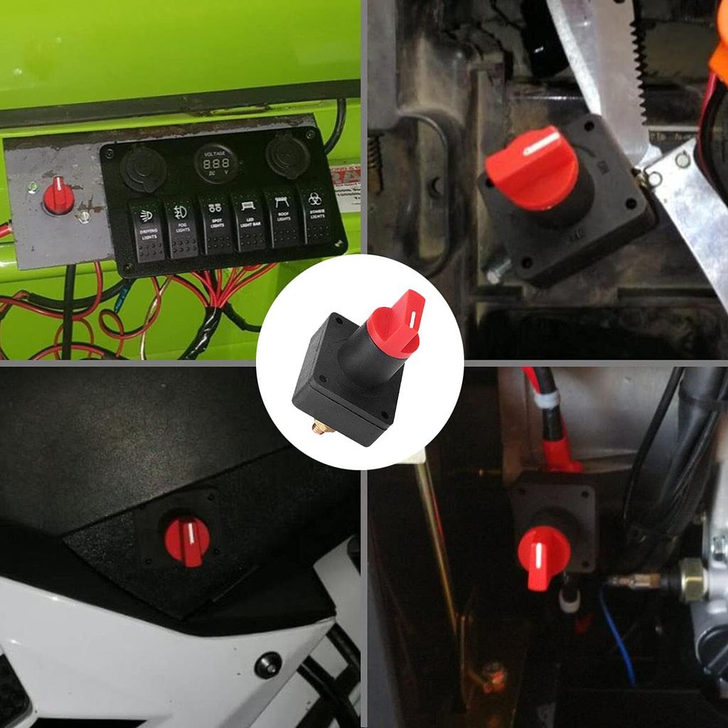 YFFSFDC Battery Disconnect Rotary Switch Diameter 6MM Current 300A Disconnect