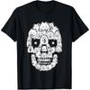 Lustiges Samojedenhund Schädel Hund Skelett Halloween T-Shirts Herren Baumwolle Humor Streetwear T-Shirt Kurzarm Unisex Lockere Kleidung