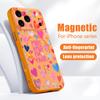 Watermelon Love Hearts Print Case For iPhone 17 Pro Max Funda iPhone 16 15 14 13 Pro Max Magnetic For Magsafe Hybrid Slim Matte Cover