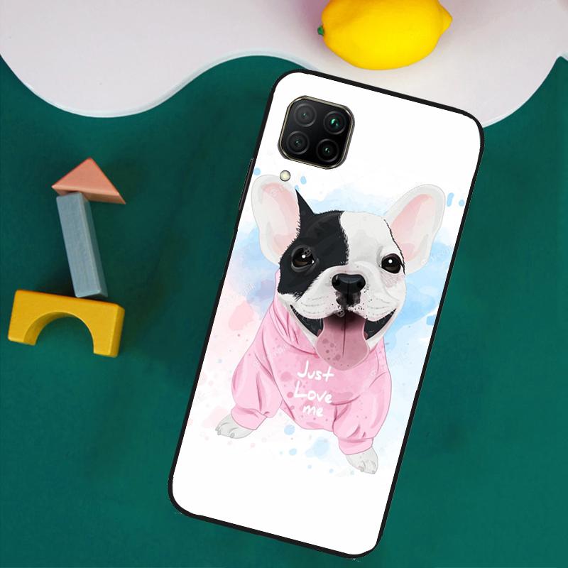 

French Bulldog For Huawei Nova Y73 Y72 Y70 Y90 Y60 Y61 Y91 12s 12i 11i 8i 9 10 SE P40 Lite P30 P60 Pro Case Huawei Nova 11
