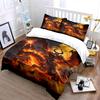 Fiery dragon and warrior. Bedding sets Duvet cover sets Duvet covers Pillowcases(1 * Duvet Cover 2 * Pillowcases without duvet insert)