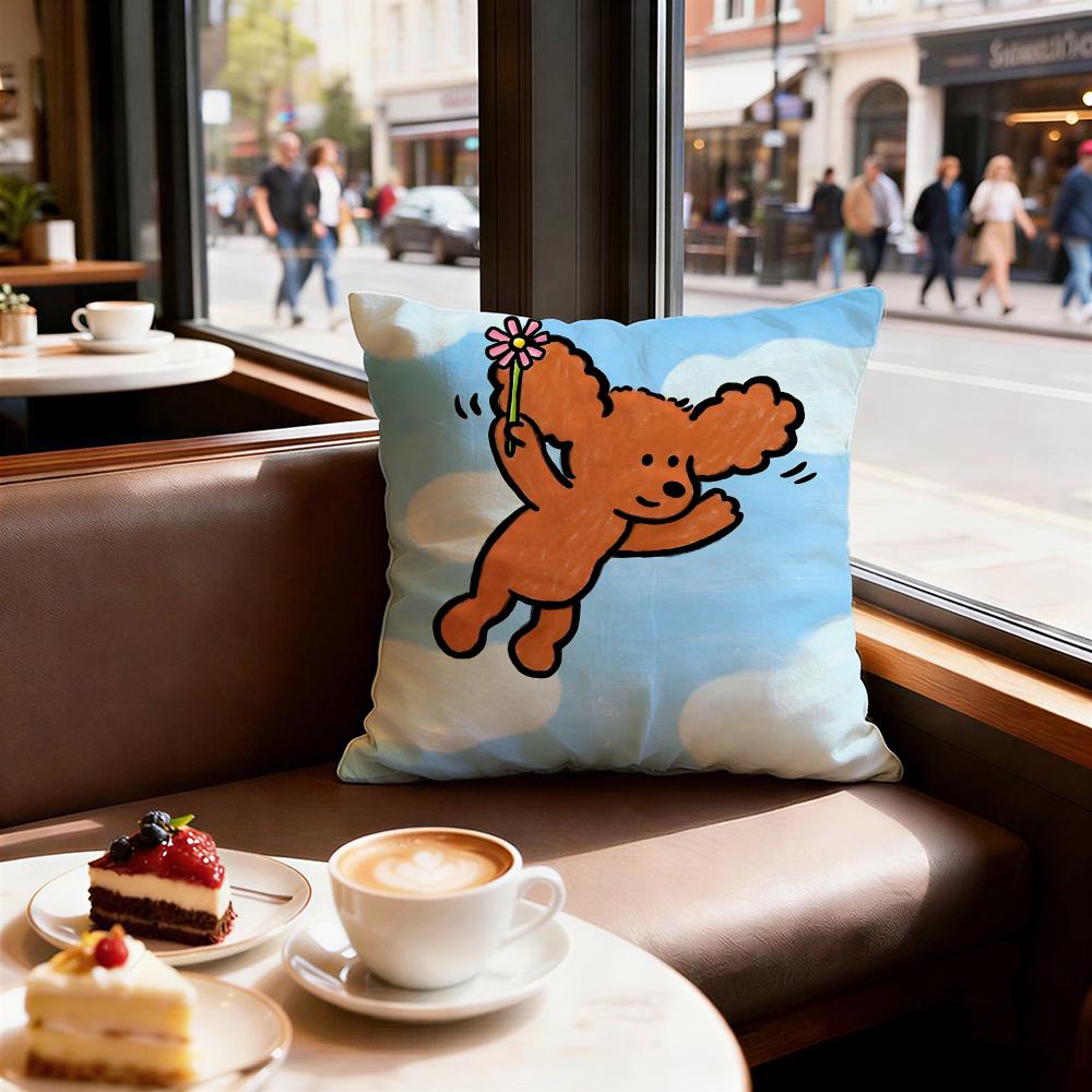 

cute cartoon Eteecy Cushion Cover Decorative Cushion Cushions Covers Cover Sofa 50x50 Pillow 4 Piece 45x45 40x40 Pillowcase 30X30cm