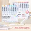 LANGUO 171/9 Colors Direct Liquid Acrylic Paint Marker Pen Set DIY Painting Drawing for Stone School Art Supplies Stationery