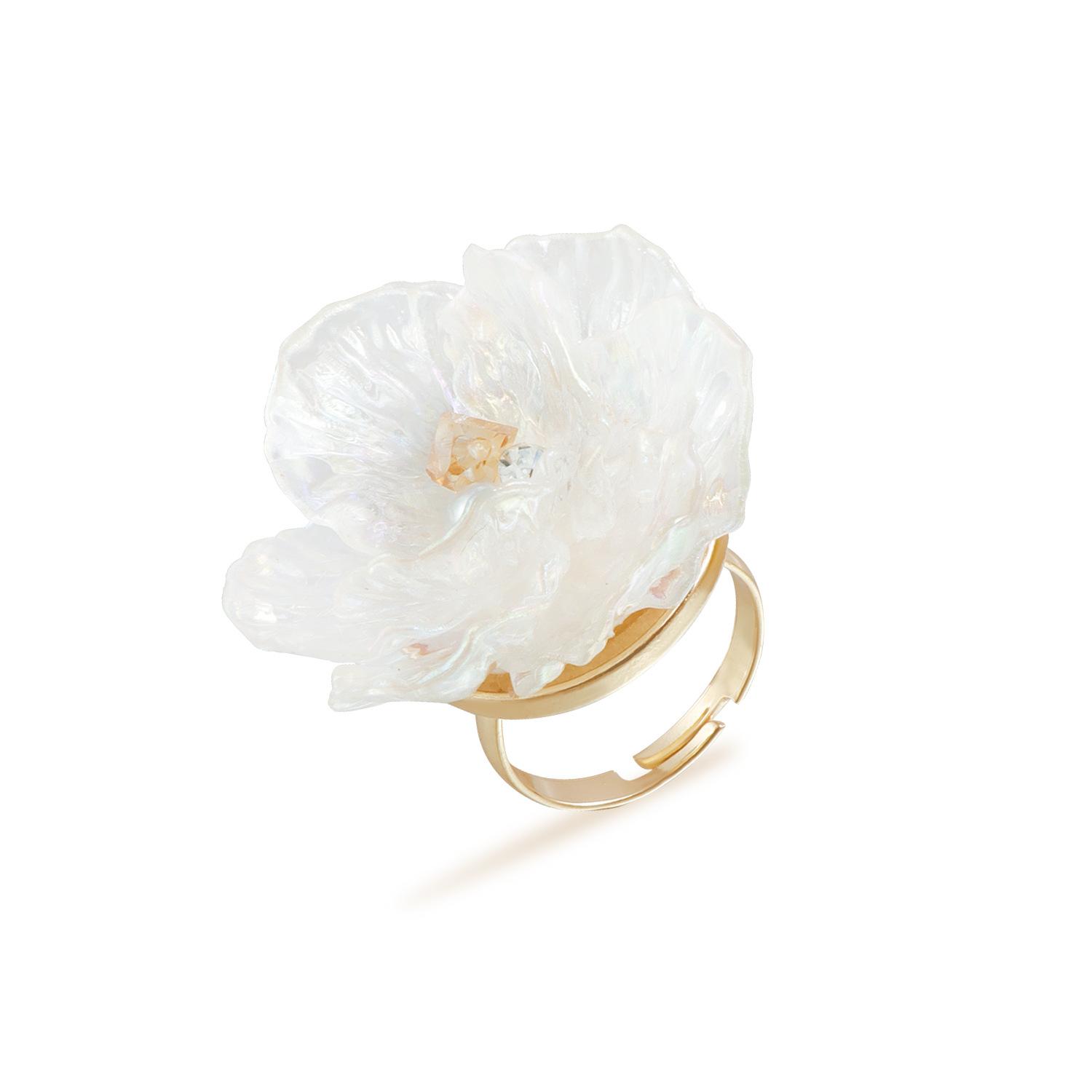 

European and American jewelry, colored scallops, three-dimensional flowers, fringed collars, collars, bracelets, light luxury fashion