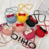 Adorable Bow Spring Crossbody Bag for Girls: PU Leather Mini Coin Purse & Decorative Baby Bag