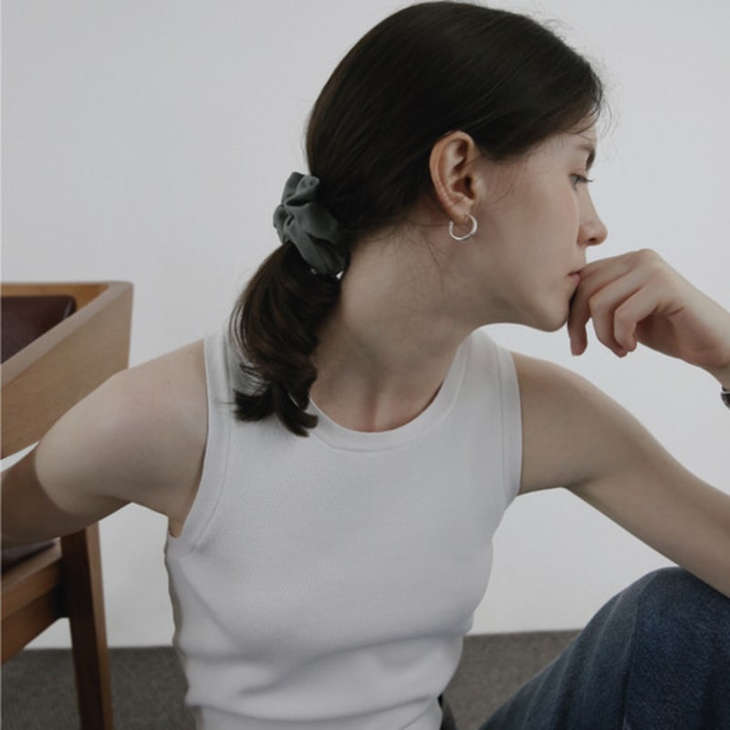 Ne Serge Silket Small Scrunchie (4colors)