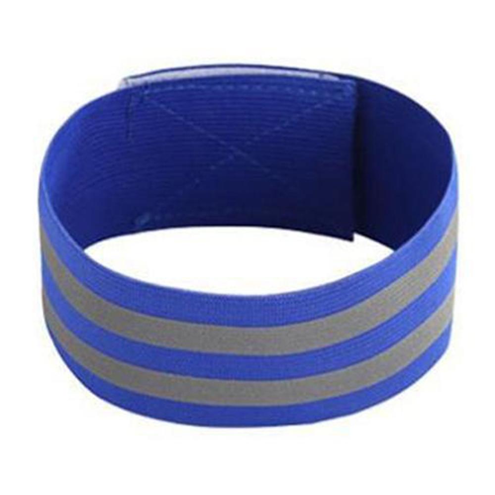 2Pcs Reflective Armband for Wrist Arm Ankle Elastic Wristband Safety Wrist Band Outdoor Sports Night Running Jogging Security