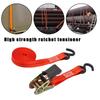 4/5m  Car Tension Rope Luggage Fixed Strap Pressure Buckle Pallet Cargo Straps Metal Tow Rope Strong Ratchet Fixing Belt