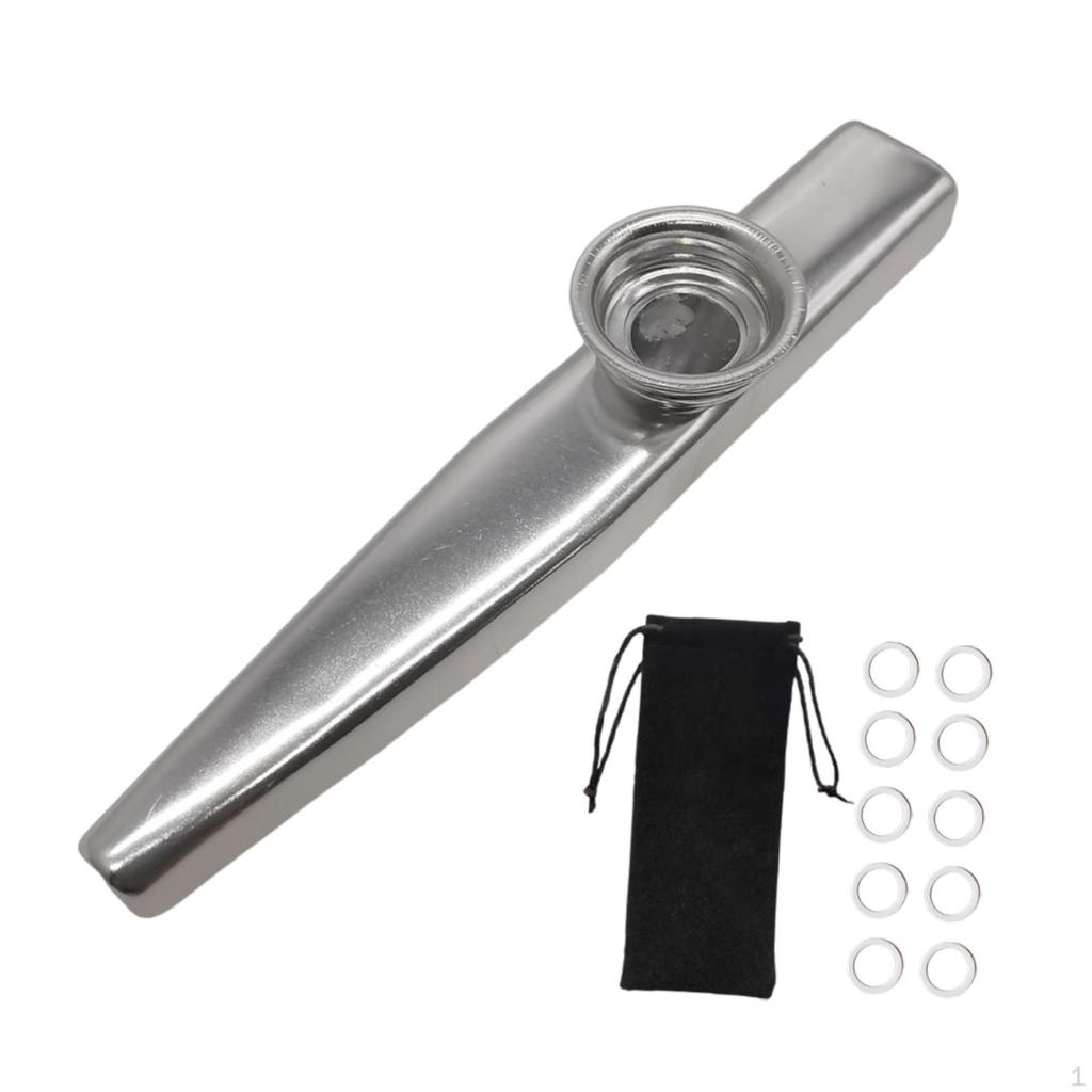 Kazoo Flute for Kids Mouthpiece Musical Accompaniment Toy Instrument with Diaphragms