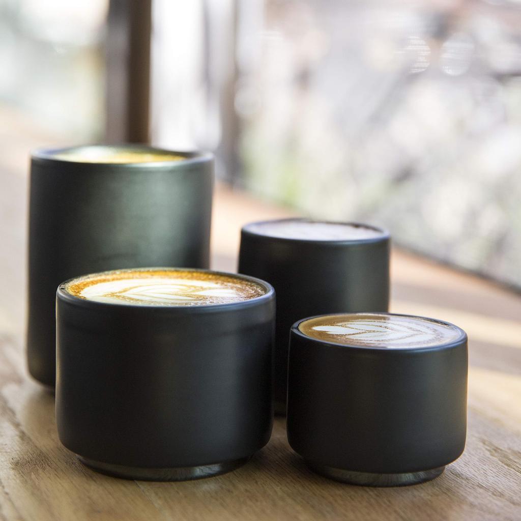 Fellow Monty Milk Art Cups, Official Manufacturer Monty Cups, Coffee Cups for Latte Art, Cafes, Baristas, Stylish, Double-Insulated, Ceramic []