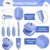 9PCS Dental Pretend Play Set Preschool Educational Dentist Play Kit with Teeth Model Fun Pretend Play Doctor Kit for Kids