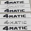 3D ABS Chrome Car Letters 4MATIC 4 MATIC Rear Trunk Badge Emblem For Mercedes Benz C E G S GLC GLS Class AMG Sticker Accessories LC5