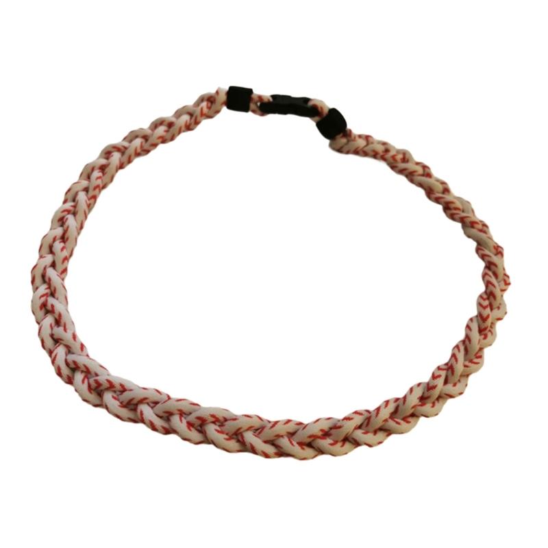 Braided Necklace Adjustable Sports Necklace Unique Charm Necklace Fashion Neck Jewelry Fabric Necklace for Man and Boys